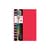 Блокнот А6 АП-1510(Red) 40 листов, пружина боковая