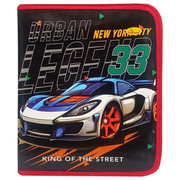 Папка для тетрадей на молнии "King of the street 33" АП-1001-2