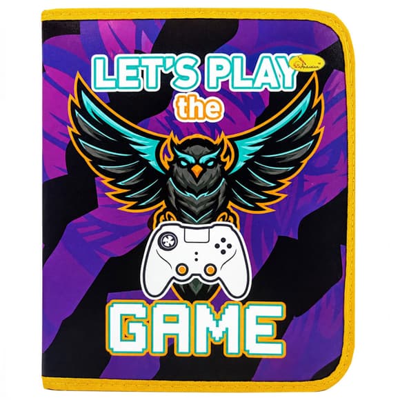 Папка для тетрадей на молнии "Lets play the GAME" АП-1001-15