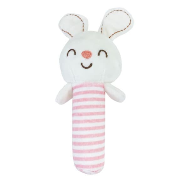Мягкая игрушка-погремушка "Заяц" TM TOLOLO MGZ-1212-3