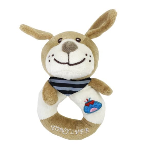 Мягкая игрушка-погремушка "Собака" TM Tony Lvee MGZ-1217-2
