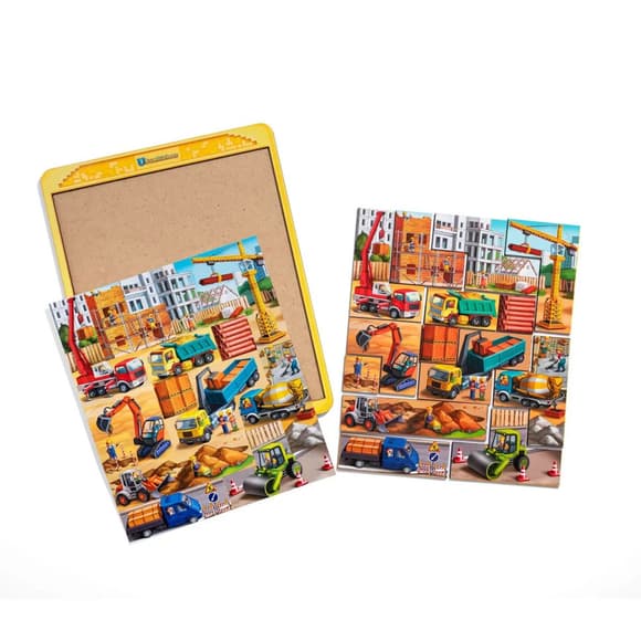 Дерев'яний тетріс великий "Будівельний майданчик" (ПСД127) PSD127