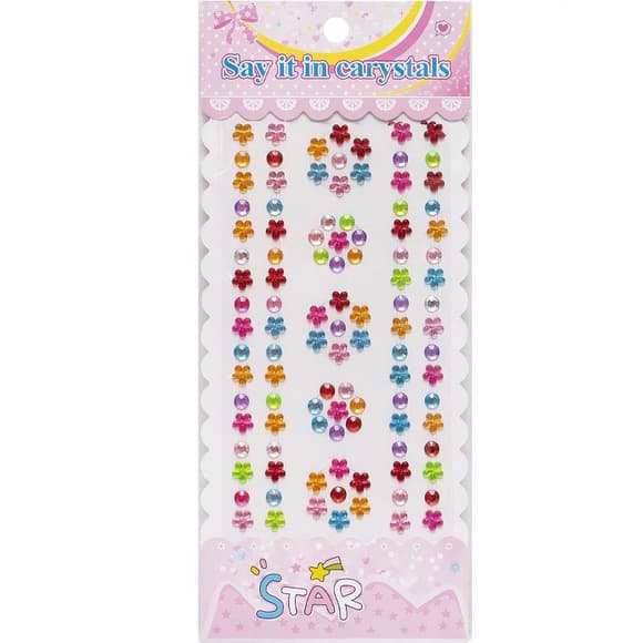 Наклейка камни "Звездочки" XY-005 для авто, ноутбуков, телефонов