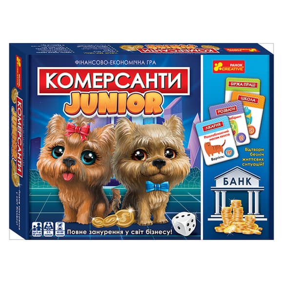 Настольная игра Комме рсанты Junior 10120162 на украинском языке
