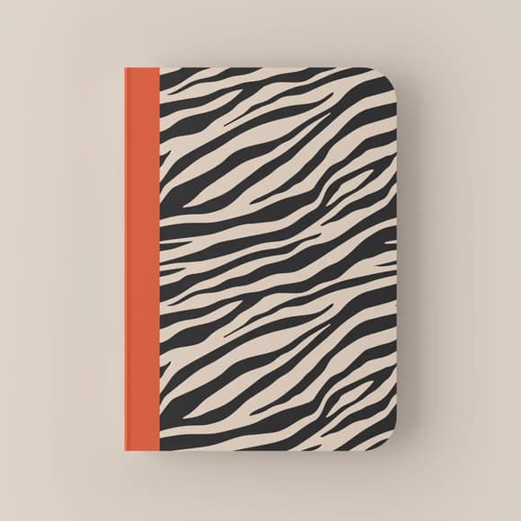 Блокнот "Confident" СS-NB-002 у крапочку, зебра, формат А5, 144 аркуша