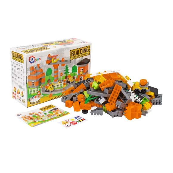 Ігровий набір конструктор 9994TXK 170 деталей та 3 машинки 