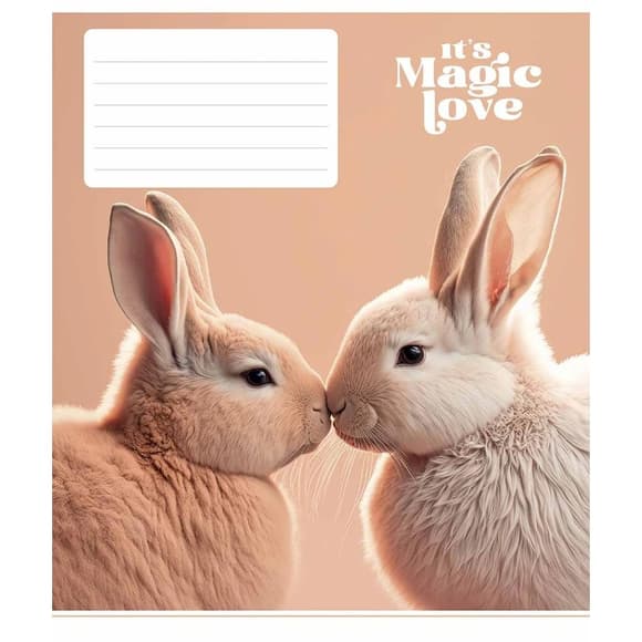 Зошит учнівський "It's a magic love" 012-3300L-3 в лінію, 12 аркушів 