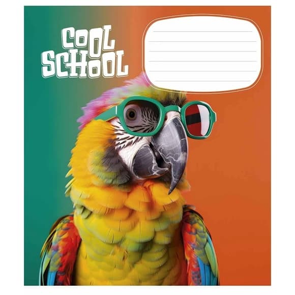 Зошит учнівський "Cool School" 012-3307L-1 в лінію, 12 аркушів 