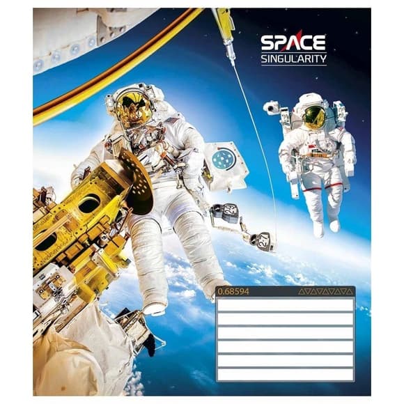 Зошит учнівський "Space singularity" 012-3384L-5 в лінію, 12 аркушів 