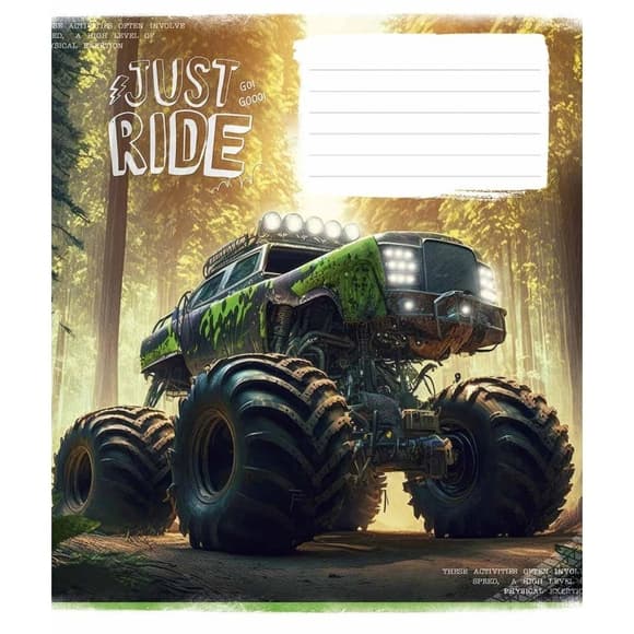Тетрадь ученическая "Offroad masters" 018-3287L-3 в линию, 18 листов