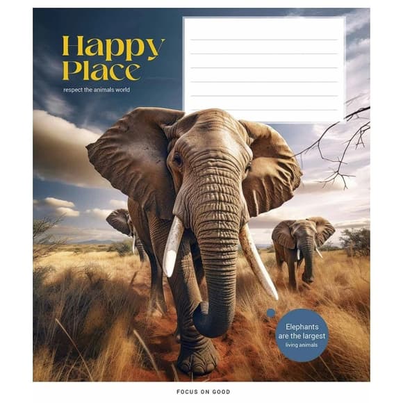 Зошит учнівський "Wild selfie" 018-3352L-3 в лінію, 18 аркушів 