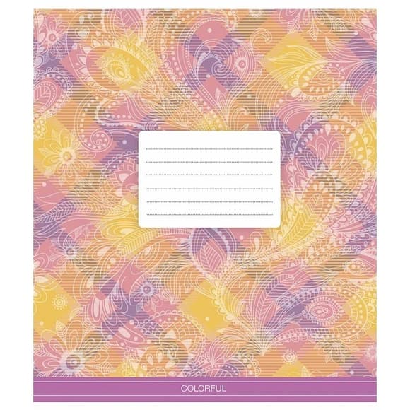 Тетрадь ученическая "Сolor mania" 018-3386L-2 в линию, 18 листов