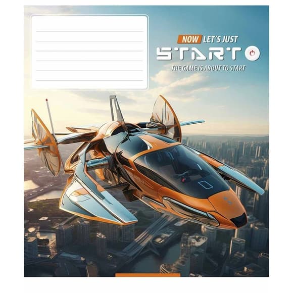 Зошит учнівський "Let's start" 018-3411L-1 в лінію, 18 аркушів 