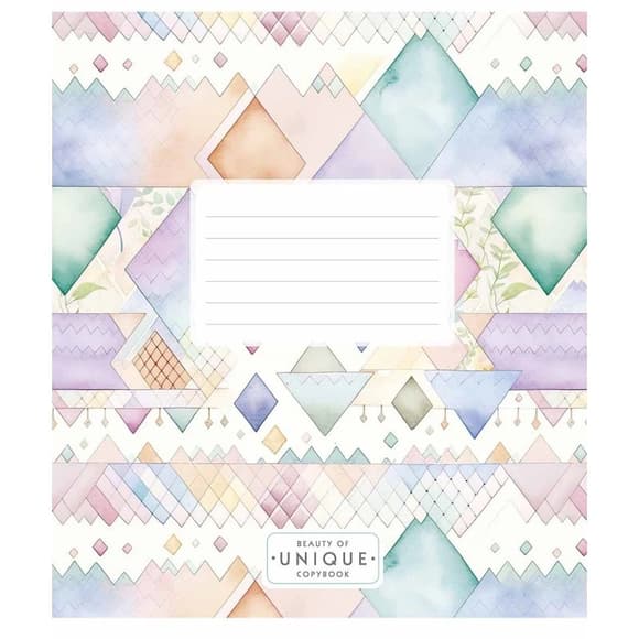 Тетрадь ученическая "Unique" 024-3372L-2 в линию, 24 листов