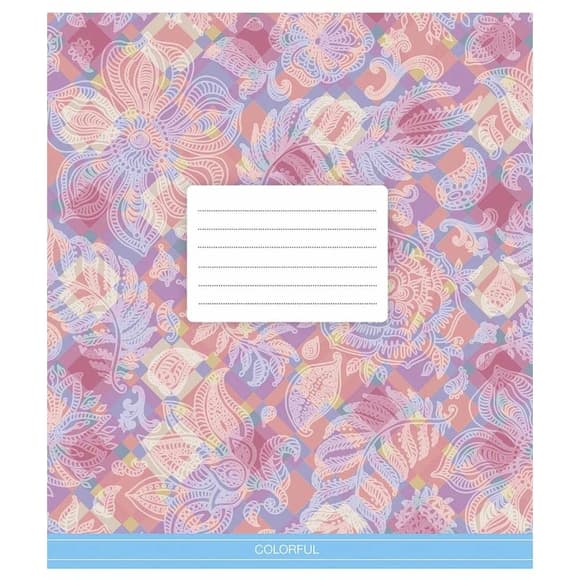 Зошит учнівський "Сolor mania" 024-3386L-1 в лінію, 24 аркушів 