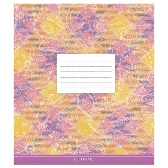 Тетрадь ученическая "Сolor mania" 024-3386L-2 в линию, 24 листов