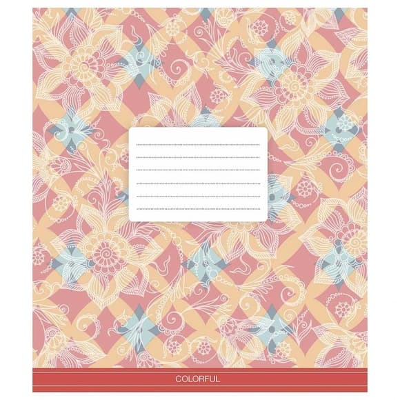 Зошит учнівський "Сolor mania" 024-3386L-4 в лінію, 24 аркушів 