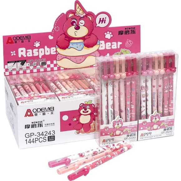 Ручка "Пише-Стирає" 34243 синя, в упаковці 12 штук 