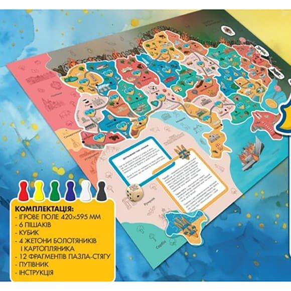 Настольная игра-бродилка Путь домой 153752 игровое поле 420×594 мм