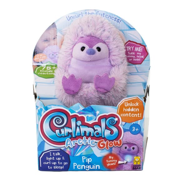 Интерактивная игрушка Пингвин Пип Curlimals 3728 серии «Arctic Glow»