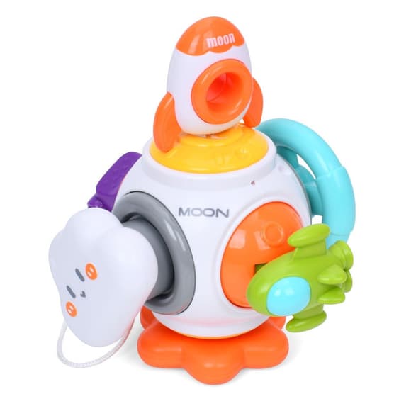 Бізіборд-брязкальце "РАКЕТА" 99-17 рухомі деталі, тріскачка