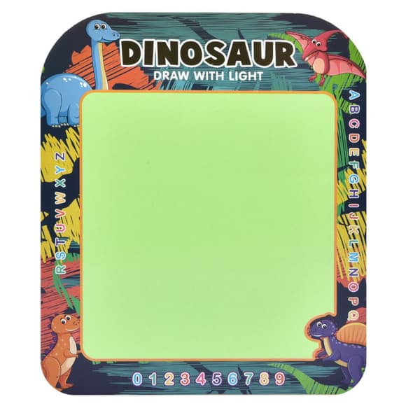 Дощечка для рисования светом CQ150-4-5(Dinosaur) маркера 4 шт