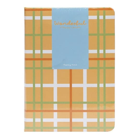 Блокнот A6 "Wonderful" 6701-1 твердий перепліт, 2 закладки та 2 гумки для ручок 80 аркушів 10х14,5 см