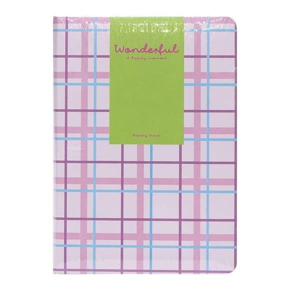 Блокнот A6 "Wonderful" 6701-1 твердий перепліт, 2 закладки та 2 гумки для ручок 80 аркушів 10х14,5 см