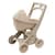 Коляска для ляльок з люлькою 0121/02eco бежевий