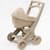 Коляска для ляльок з люлькою 0121/02eco бежевий