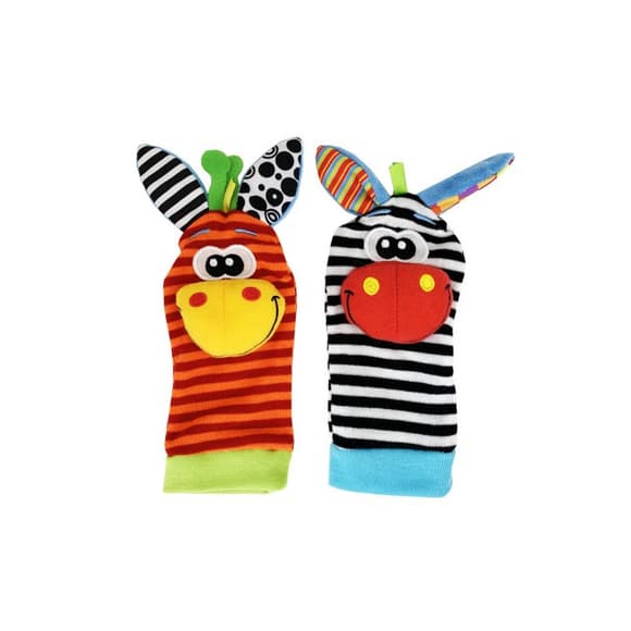 Набір шкарпетки та браслетики "Зе бра та жираф" MGZ-1209