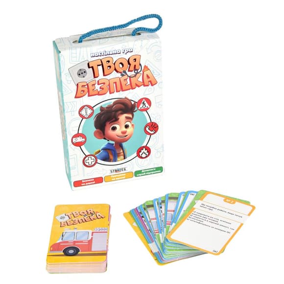 Карточная настольная игра «Твоя безопасность» 30113 на украинском языке 72 карточки