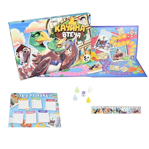 Настільна дитяча гра «Качина втеча» 30608 українською мовою 