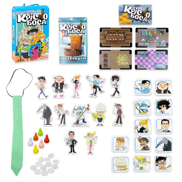 Настольная детская игра «Кресло босса» 30387 на украинском языке 