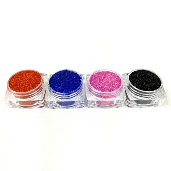 Набір гліттера для біо-тату «Базовий №1» glitter-set-4x-1, 4 кольори 