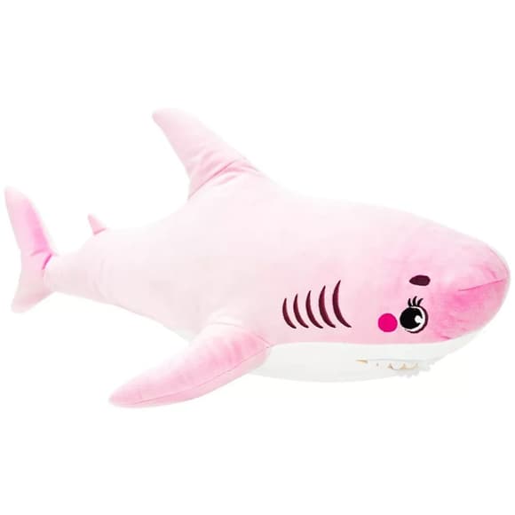 Игрушка плюшевая "Акула" FWPTSHARK22PK0080 розовая 80 см