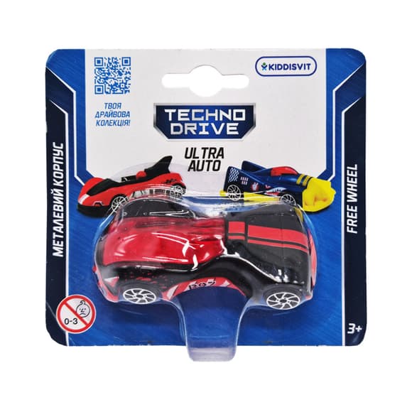 Игровая мини-машинка Ultra Auto TechnoDrive 250321W-9 металлический корпус