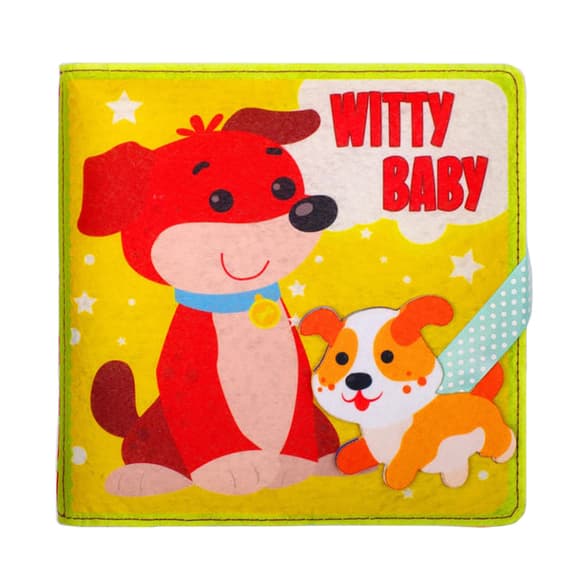 Развивающая фетровая книга для детей "Умный малыш" 823420, 25 липучек