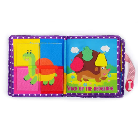 Развивающая книжка-шуршалка "Щенок" 823413 с липучками