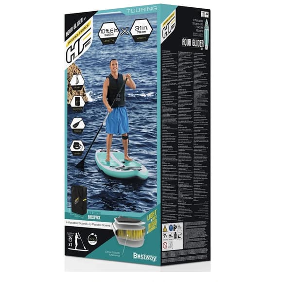SUP борд 65347, 320 x 79 x 12 см, дошка, весло, ручний насос, сумка