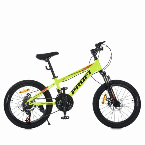 Велосипед підлітковий MTB2001-4, 20 дюймів, салатовий