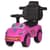 Дитяча каталка-толокар M 5763L-8 рожевий, з батьківською ручкою