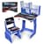 Дитяча Парта N 2071-7-4 синій зі стільчиком
