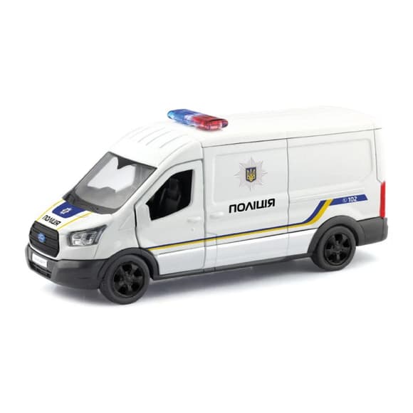 Автомодель "FORD TRANSIT VAN ПОЛИЦИЯ" TechnoDrive 250343U, 1:32