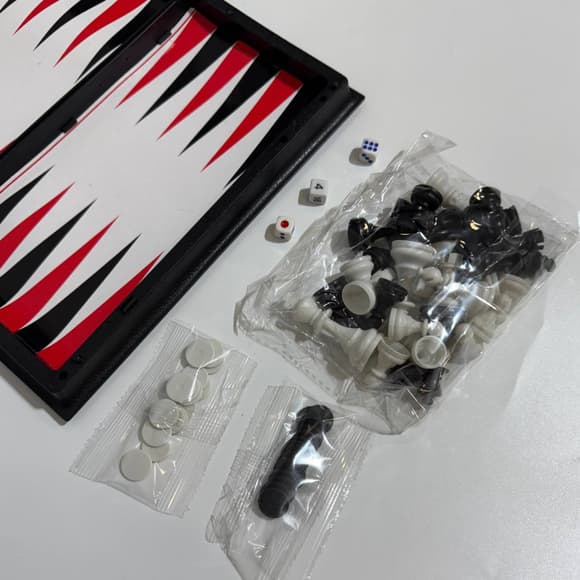 Настільна гра Шахи нарди шашки 3 в 1 201, 24 x 24 см