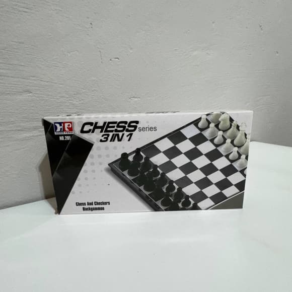 Настільна гра Шахи нарди шашки 3 в 1 201, 24 x 24 см