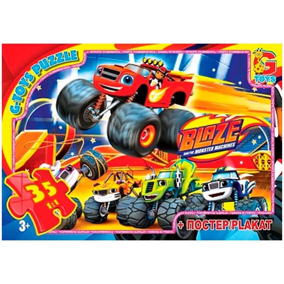 Пазлы детские "Блейз" ZE002, 35 элементов