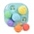 Дитяча Розвиваюча "Текстурні М'ячики" 35179M  6 штук, музика, світло