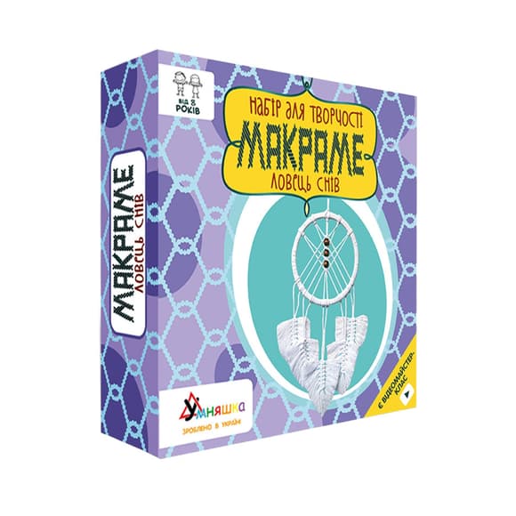 Набор детского творчества Макраме «Ловец снов» М-002