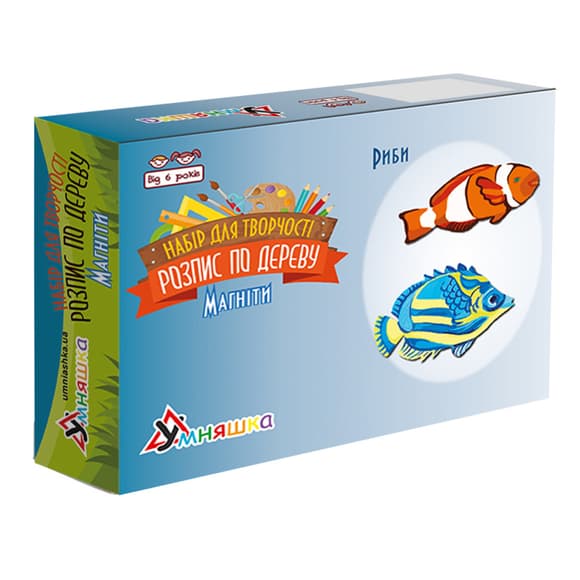 Набор детского творчества Роспись по дереву «Магниты-рыбы» РД-007